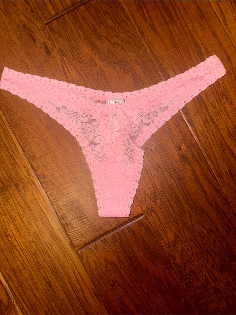 NWTPink Lace Thong
